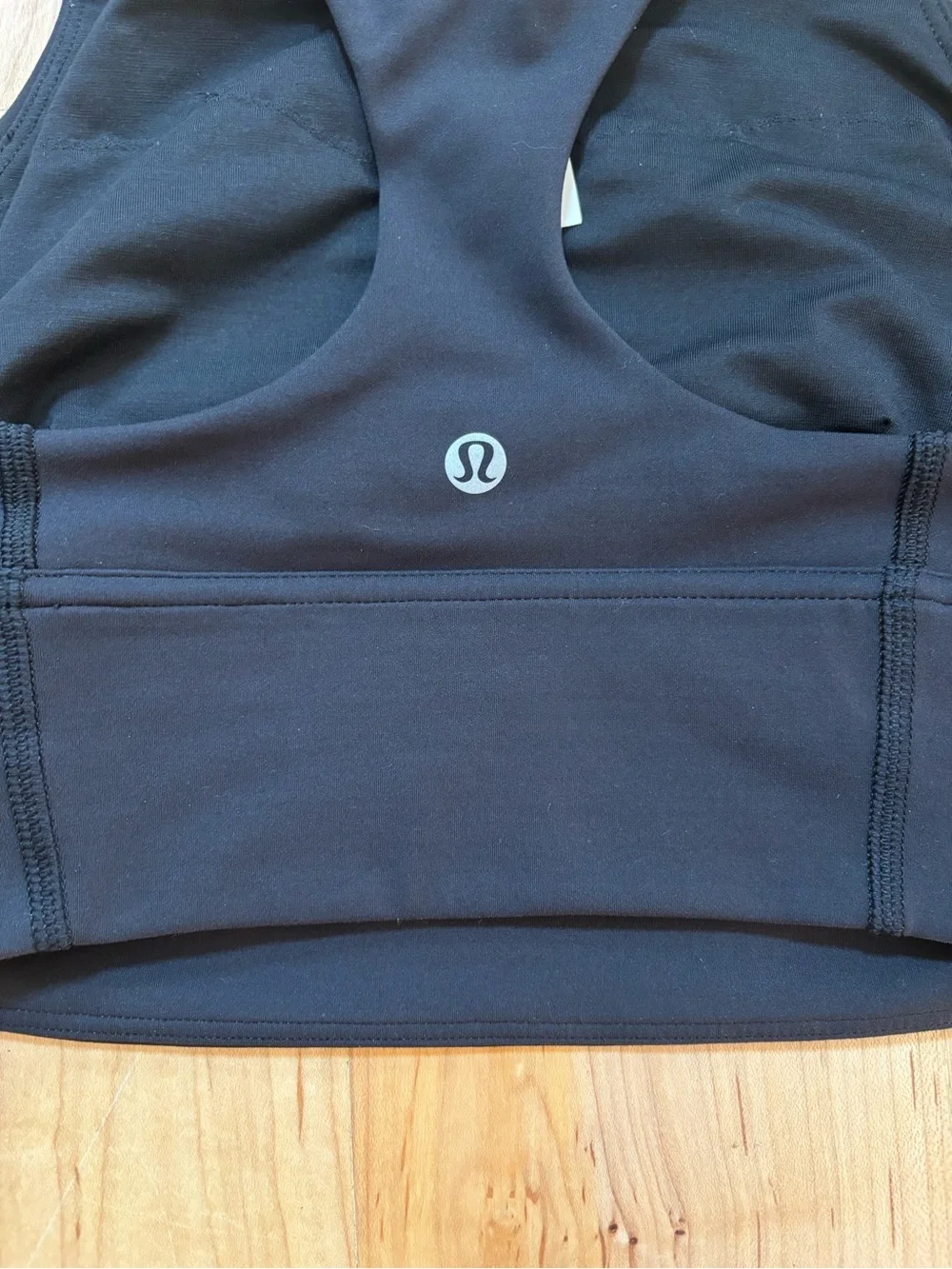 Lululemon Black Wunder Train Long-Line Bra *Medium Support